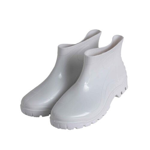 Bota Pvc Extra Curta 13cm Calfor Stivaletto 43/branco 201 1