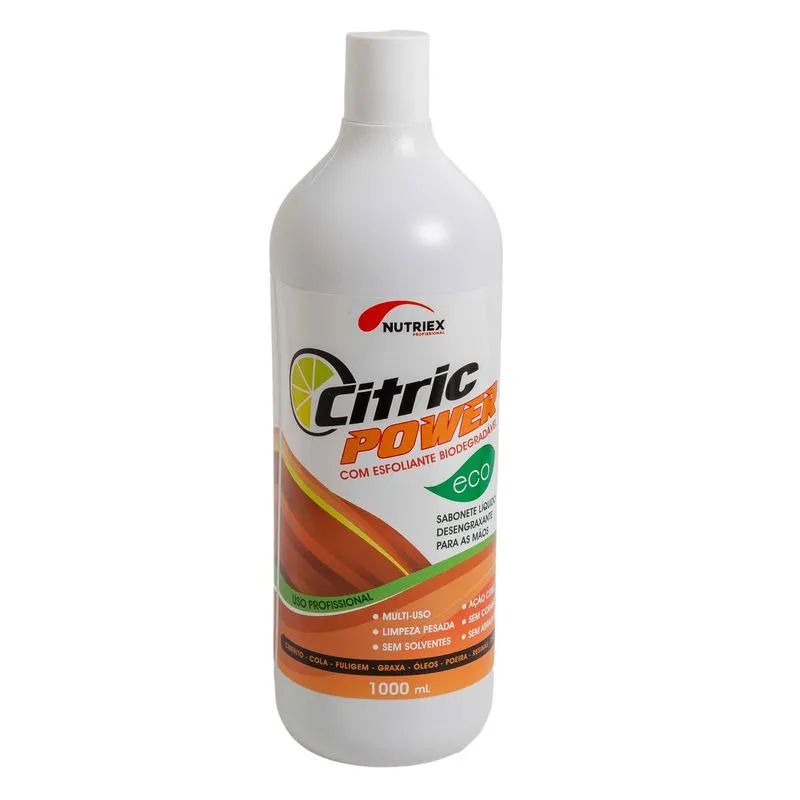 Sabonete Líquido Desengraxante Nutriex Power Eco Esfoliante Frasco 1L Sabonete Liquido Desengraxante Nutriex Power Eco Esfoliante Frasco 1l