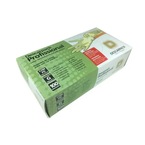 Luva Desc Latex Com Po 0,08mm Descarpack G