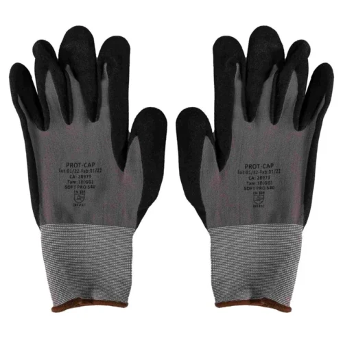 Luva Nitrílica Forrada Soft 9