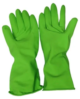 Luva de Látex Antiderrapante Top Verde Sanro G