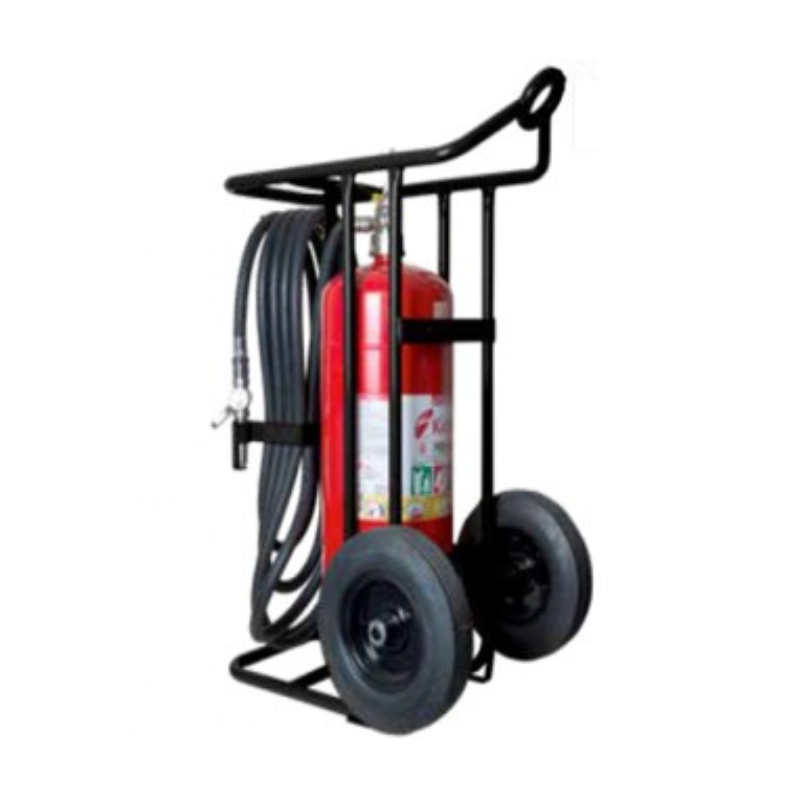 extintor de incendio para industria com rodinha
