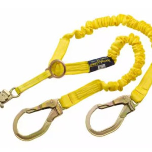 TALABARTE Y FITA COM ELASTICO 1,80M COM ABS DUPLO 3M DBI SHOCKWAvE