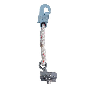 TRAVA QUEDAS DESLIZANTE CORDA 12MM COM EXTENSOR CONECTOR ACO MG CINTOS 1886B
