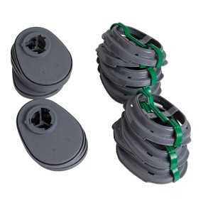 ADAPTADOR BASE E TAMPA COM TRAVA RESPIRADOR MSA ADVANTAGE