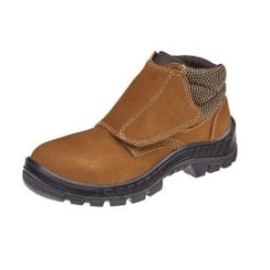 BOTINA VELCRO SEM BICO BID NOBUCK MARLUVAS MARROM CASTOR