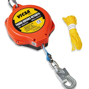 TRAVA QUEDAS RETRATIL FITA 15M CONECTOR ACO 17MM VICSA