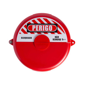 BLOQUEIO VALVULA GAVETA NYLON 165 A 254MM 4SAFE VERMELHO