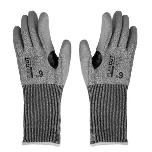 LUVA CORTE BANHO PU PEAD EN388 4541 DANNY FLEXCUT PU LONGA