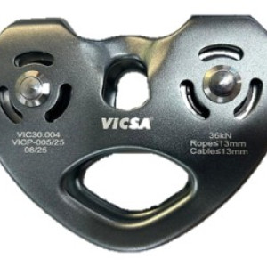 TROLE CABO DE ACO E CORDA 08 A 13 MM 2 ROLDANA 36KN VICSA VIC30004