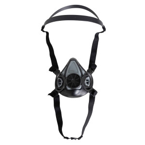 RESPIRADOR SEMIFACIAL BORRACHA PARA 2 CARTUCHOS 218066 MSA ADVANTAGE 200 M
